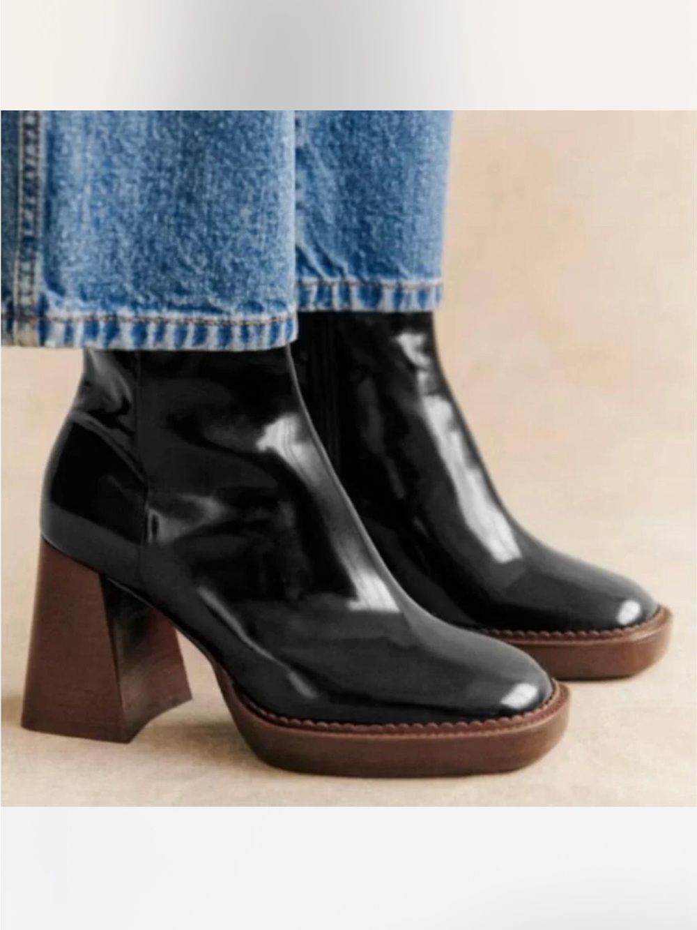 BNIB! Rare! Sezane Kaia High Ankle Boots - Retail $270!